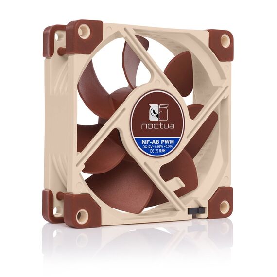 Noctua NF-A8 PWM computer cooling system Computer case Fan 8 cm Beige, Brown | Techbox