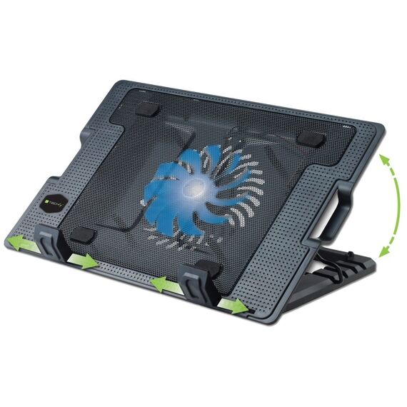 Techly Notebook stand and cooling pad for Notebook up to 17.3" | Techbox