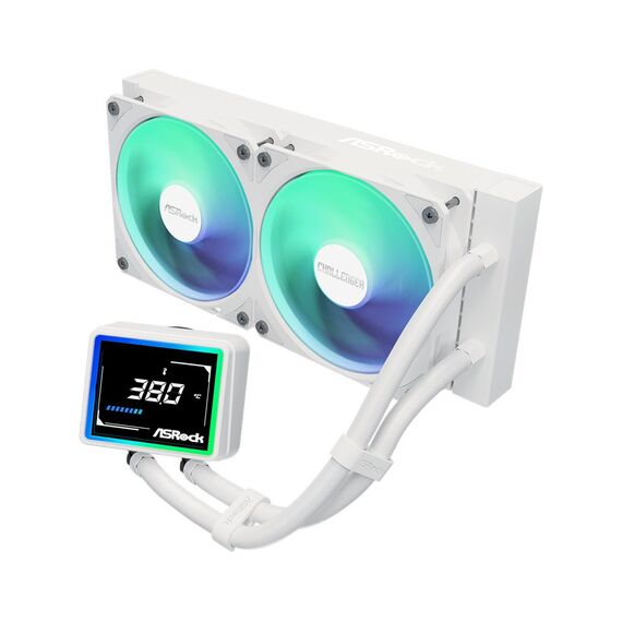 ASRock Challenger White 240 Digital Cooling - CPU Coolers & Pastes - CPU & Cooling - Techbox