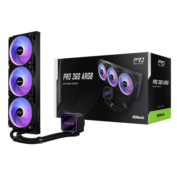 ASRock Pro 360 ARGB Cooling - CPU Coolers & Pastes - CPU & Cooling - Techbox