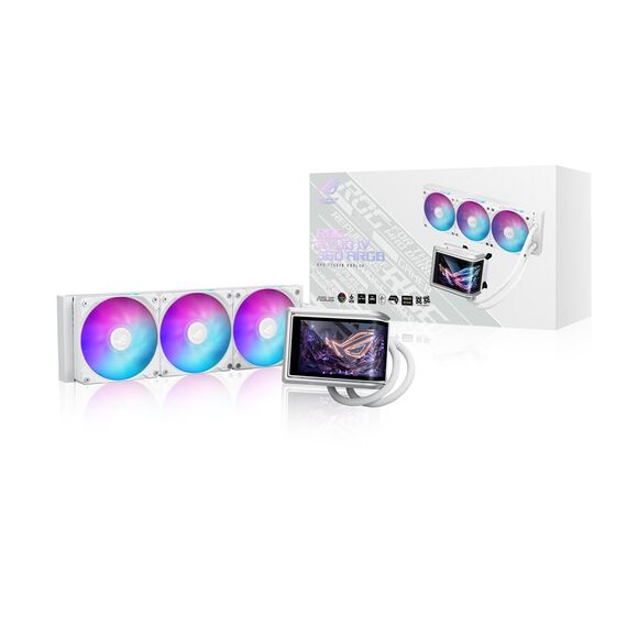 Asus ROG RYUO IV 360 ARGB Wht - all-in-one water cooling, 12 cm (white) | Techbox