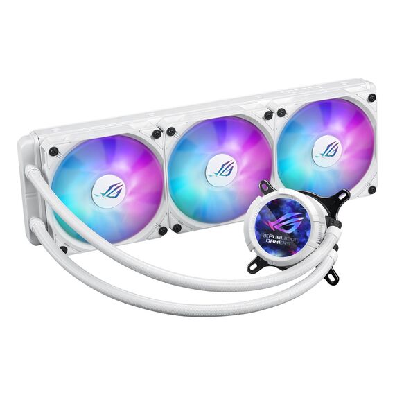 ASUS ROG Strix LC III 360 ARGB White Edition Processor All-in-one liquid cooler 12 cm - CPU Coolers & Pastes - CPU & Cooling - Techbox