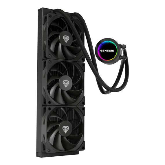 GENESIS NLG-2320 computer cooling system Processor All-in-one liquid cooler Black - CPU Coolers & Pastes - CPU & Cooling - Techbox