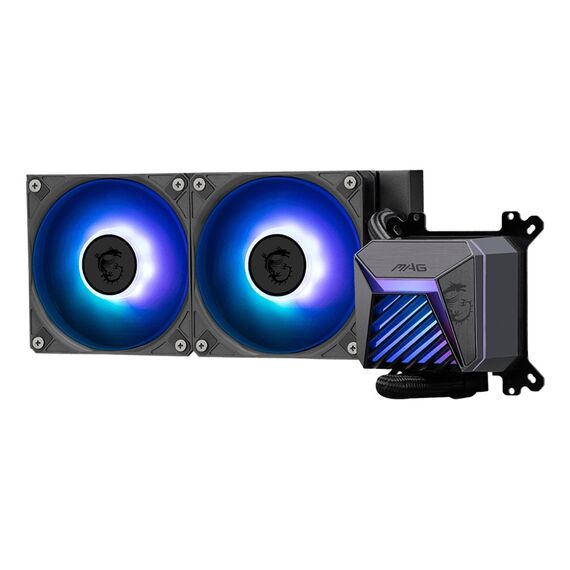 MSI MAG Coreliquid A15 240 Motherboard, Processor All-in-one liquid cooler 12 cm Black 1 pc(s) - CPU Coolers & Pastes - CPU & Cooling - Techbox