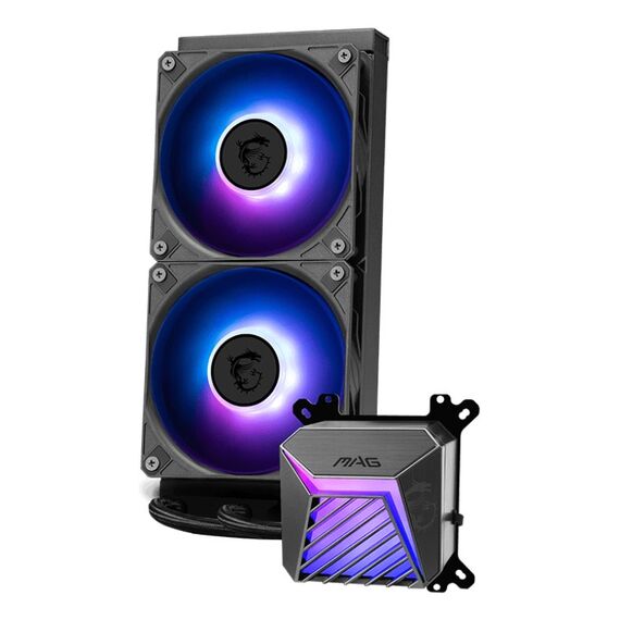 MSI MAG Coreliquid A15 240 Motherboard, Processor All-in-one liquid cooler 12 cm Black 1 pc(s) - CPU Coolers & Pastes - CPU & Cooling - Techbox