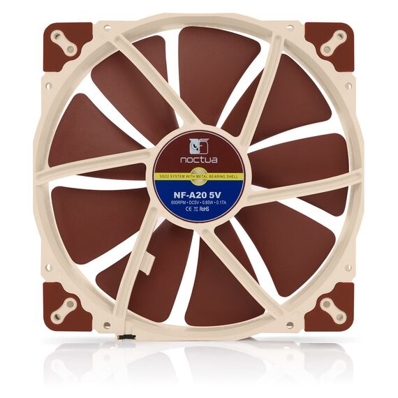 Noctua NF-A20 Computer case Fan 20 cm Beige, Brown | Techbox