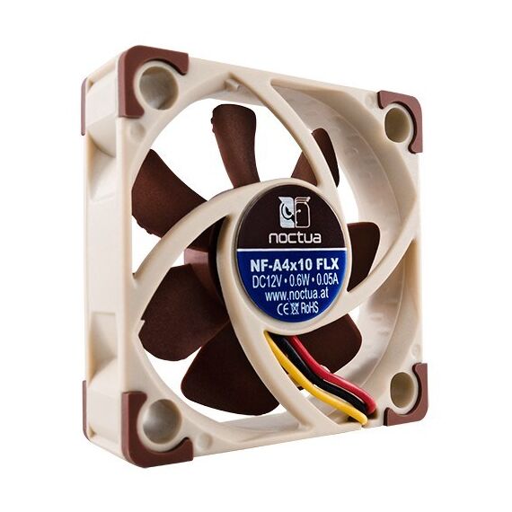 Noctua NF-A4x10 5V Computer case Fan 4 cm Beige, Brown | Techbox