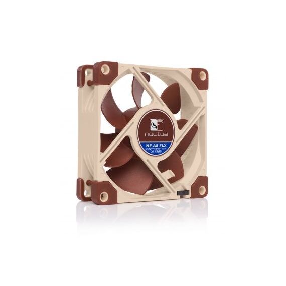 Noctua NOC-NF-A8-FLX computer cooling component Computer case Fan 8 cm Beige, Brown 1 pc(s) | Techbox