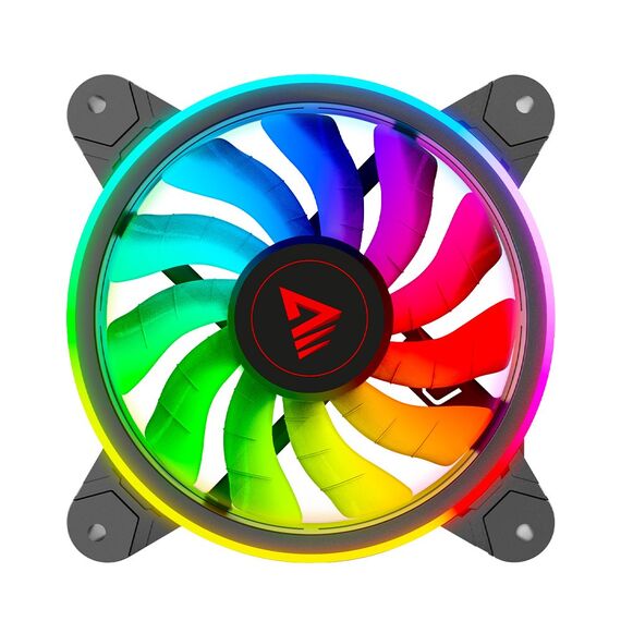 SAVIO FAN-01 4-pack 120mm ARGB fan including controller and remote control - Fans - PC Cases & Accessories - Techbox