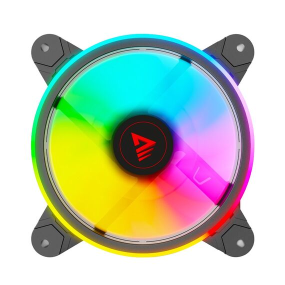 SAVIO FAN-01 4-pack 120mm ARGB fan including controller and remote control - Fans - PC Cases & Accessories - Techbox