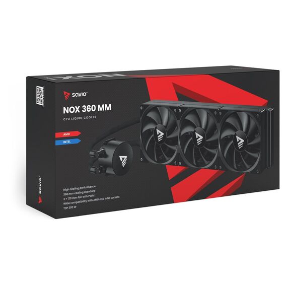Savio NOX 360 mm CPU Liquid Cooler - CPU Coolers & Pastes - CPU & Cooling - Techbox
