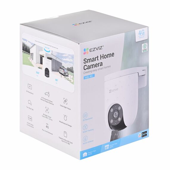 EZVIZ H8c 4G Dome IP security camera Outdoor 2304 x 1296 pixels Ceiling/Wall/Pole | Techbox