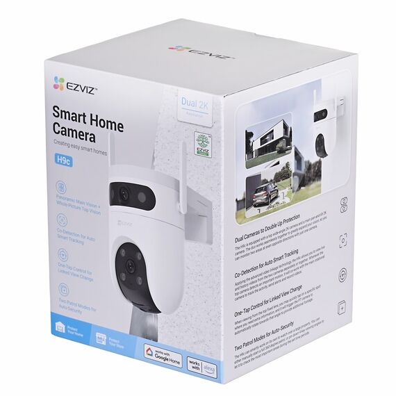 EZVIZ H9c Dual 2K Dome IP security camera Outdoor 2304 x 1296 pixels Ceiling/Wall/Pole - Cameras - Cameras & DVR - Techbox