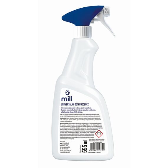 Mill Clean universal degreaser for greasy stains 555 ml | Techbox
