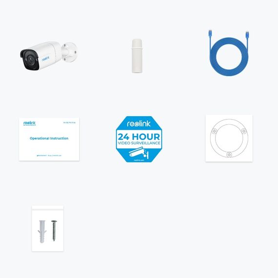Reolink P320 - 5MP PoE IP Outdoor Security Camera with Person/Vehicle Detection Supports up to 256GB microSD Card. - Cameras - Cameras & DVR - Techbox