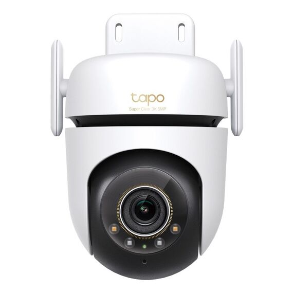 TP-Link Outdoor Pan/Tilt Security Wi-Fi Camera SPEC: 3K 5MP (2880x1620), 2.4 GHz, 2 × External Antennas, 1 × Ethernet Port, Horizontal 360º | Techbox