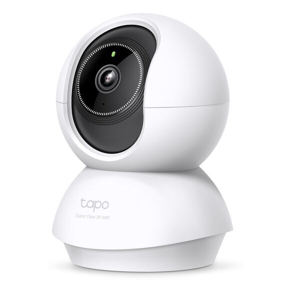 TP-Link Tapo Pan/Tilt AI Home Security Wi-Fi Camera SPEC: 3K 5MP (2880×1620), 2.4 GHz, Horizontal 360º | Techbox