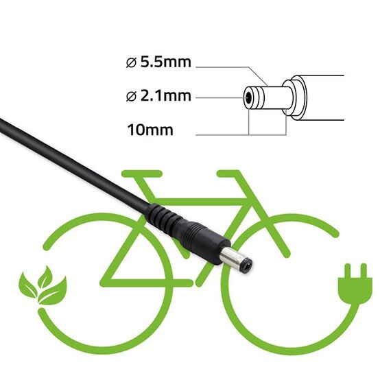 Qoltec 50760 Charger for e-bike batteries 36V | 42V | 2A | 5.5*2.1 | Techbox