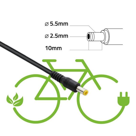 Qoltec 50761 Charger for e-bike batteries 36V | 42V | 2A | 5.5*2.5 | Techbox