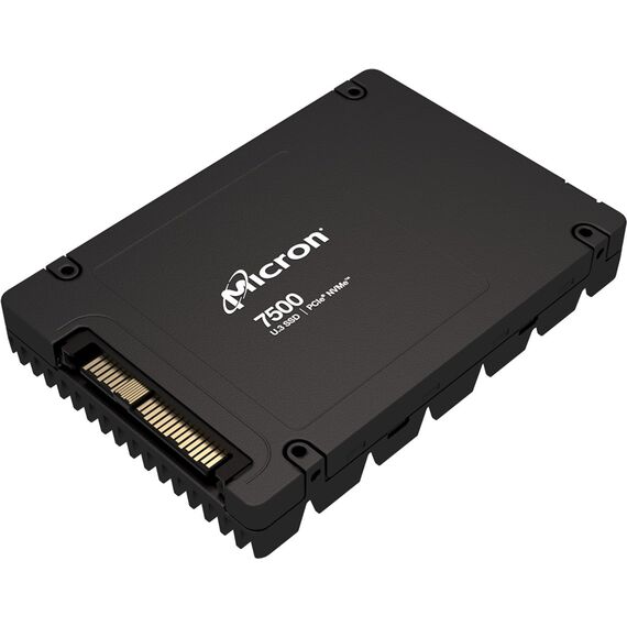 SSD Micron 7500 PRO 960GB U.3 (15mm) NVMe PCI 4.0 MTFDKCC960TGP-1BK1DABYYR (DWPD 1) TCG - SSD - Hard Drives - Techbox