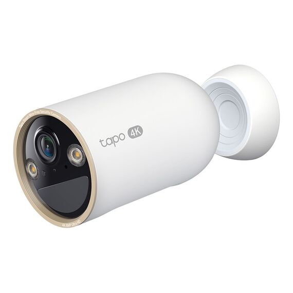 TP-Link Tapo Wire-Free Indoor/Outdoor Security Camera SPEC:4K UHD (3840x2160), H.265/H.264 Supported, 16x UHD Digital Zoom, 2.4/5 GHz Dual Band Wi-Fi, 10000mAh Rechargeable Lithium-ion Battery | Techbox