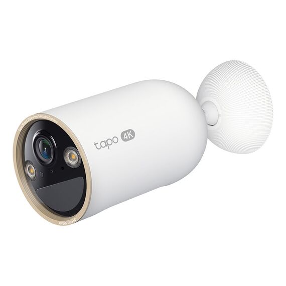 TP-Link Tapo Wire-Free Indoor/Outdoor Security Camera SPEC:4K UHD (3840x2160), H.265/H.264 Supported, 16x UHD Digital Zoom, 2.4/5 GHz Dual Band Wi-Fi, 10000mAh Rechargeable Lithium-ion Battery | Techbox