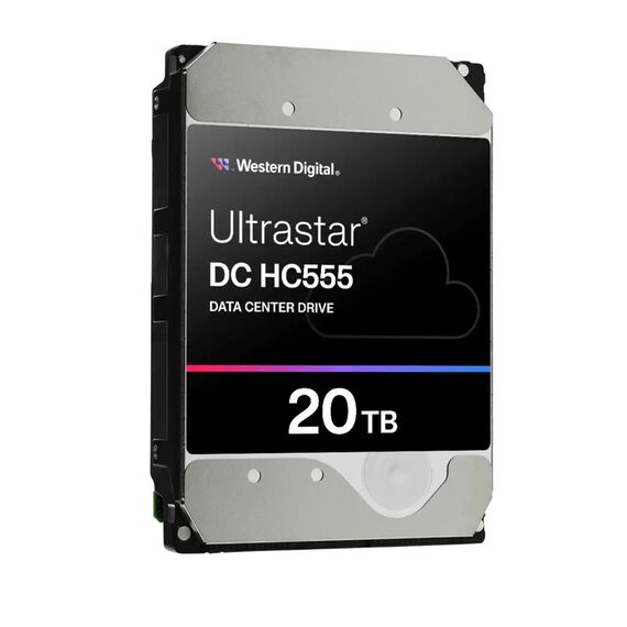 Western Digital Ultrastar DC HC555 internal hard drive 20 TB 7200 RPM 512 MB 3.5" Serial ATA III - Internal HDD - Hard Drives - Techbox