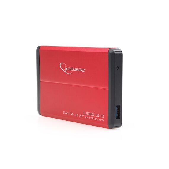 Gembird EE2-U3S-2-R storage drive enclosure 2.5" HDD enclosure Red | Techbox