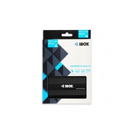 iBox HD-01 HDD enclosure Black 2.5" | Techbox