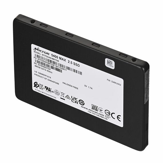 Micron 5400 MAX 480 GB 2.5" Serial ATA III 3D TLC NAND | Techbox