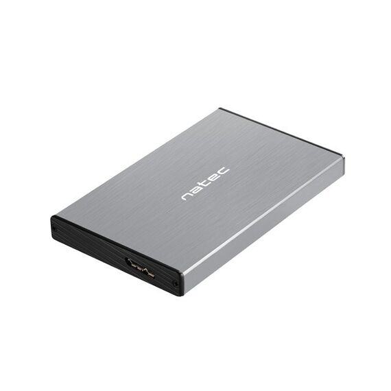 NATEC HDD ENCLOSURE RHINO GO (USB 3.0, 2.5", GREY) - Cases & Accessories - Hard Drives - Techbox