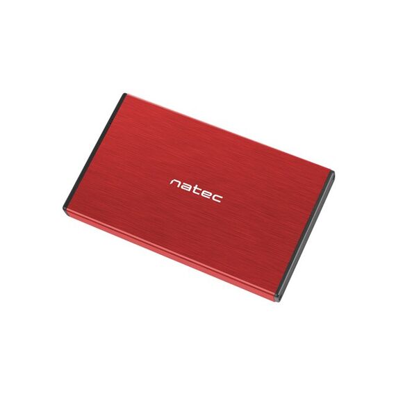 NATEC HDD ENCLOSURE RHINO GO (USB 3.0, 2.5", RED) | Techbox