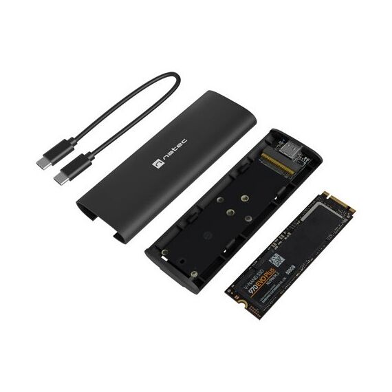 NATEC NKZ-2286 storage drive enclosure SSD enclosure Black M.2 | Techbox