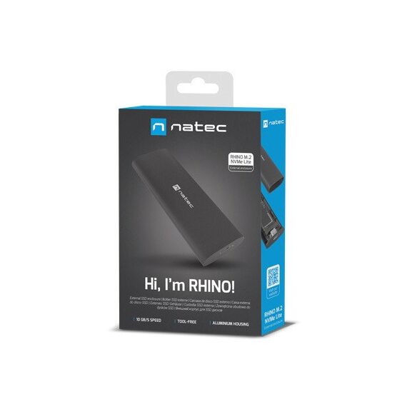 NATEC NKZ-2286 storage drive enclosure SSD enclosure Black M.2 | Techbox
