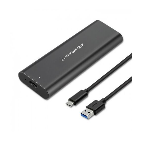 Qoltec 50312 storage drive enclosure SSD enclosure Black M.2 | Techbox