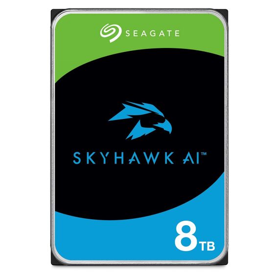 Seagate Surveillance HDD SkyHawk AI 3.5" 8000 GB Serial ATA III - Internal HDD - Hard Drives - Techbox