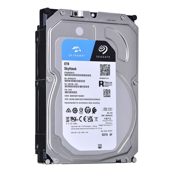 Seagate SkyHawk 3.5" 8000 GB Serial ATA III - Internal HDD - Hard Drives - Techbox