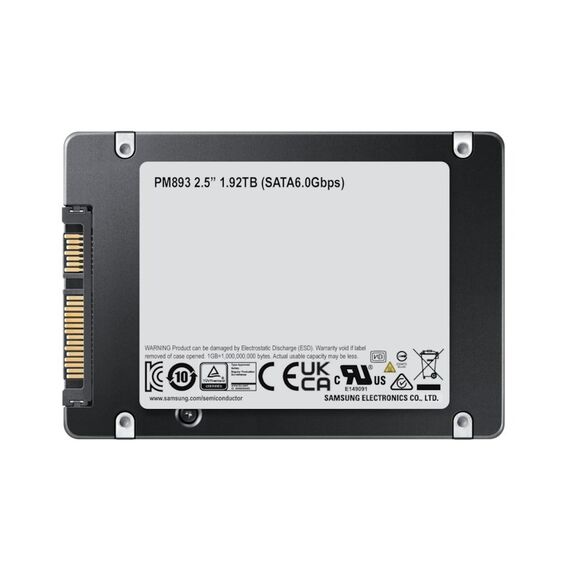 Samsung PM893 2.5" 1920 GB Serial ATA III V-NAND TLC - SSD - Hard Drives - Techbox