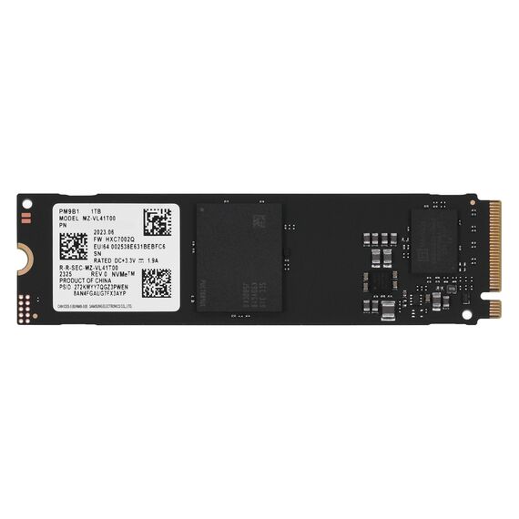 SSD Samsung PM9B1 1TB PCIe 4.0 NVMe M.2 (22x80) MZVL41T0HBLB-00B07 - SSD - Hard Drives - Techbox