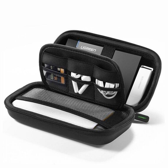 Ugreen 40707 storage drive case Pouch case EVA (Ethylene Vinyl Acetate) Black | Techbox
