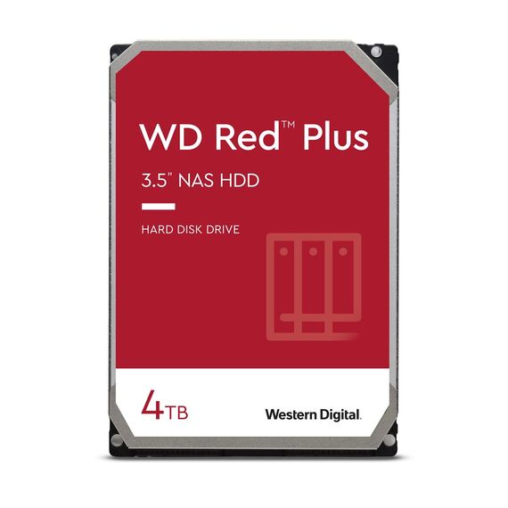 Western Digital Red Plus WD40EFPX internal hard drive 3.5" 4000 GB Serial ATA III | Techbox