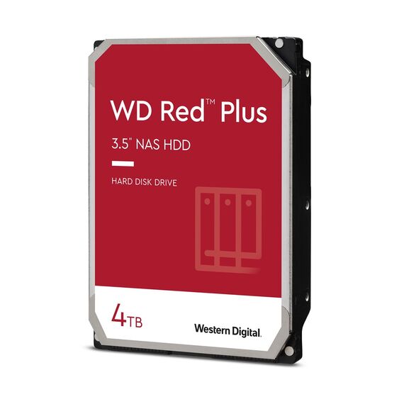 Western Digital Red Plus WD40EFPX internal hard drive 3.5" 4000 GB Serial ATA III | Techbox
