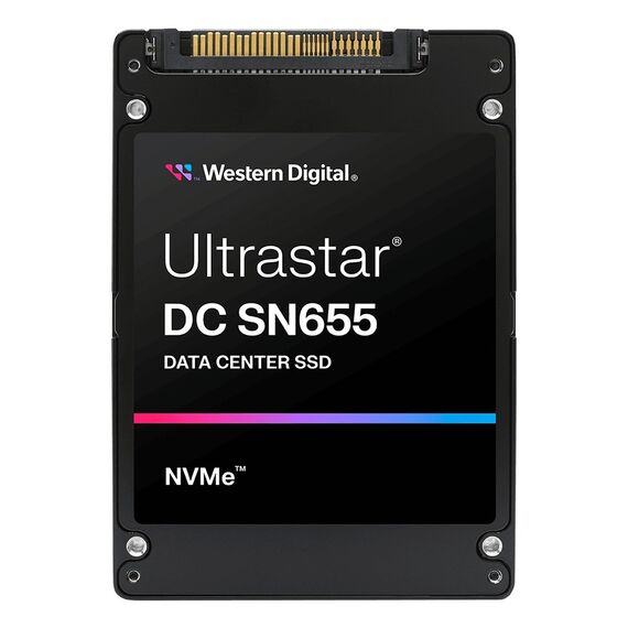 Western Digital Ultrastar DC SN655 30.7 TB U.3 PCI Express 4.0 NVMe TLC 3D NAND ISE (0TS2509) - SSD - Hard Drives - Techbox