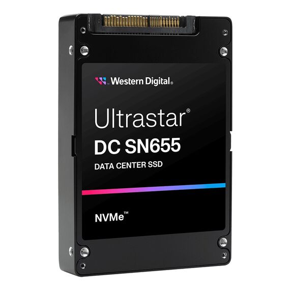 Western Digital Ultrastar DC SN655 30.7 TB U.3 PCI Express 4.0 NVMe TLC 3D NAND ISE (0TS2509) - SSD - Hard Drives - Techbox