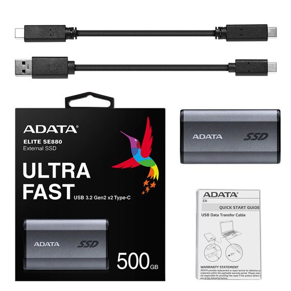 ADATA SE880 500 GB Wi-Fi Grey | Techbox