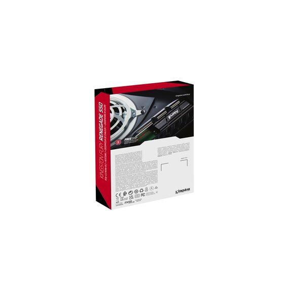 Kingston Technology 2000G RENEGADE PCIe 4.0 NVMe SSD W/ HEATSINK | Techbox