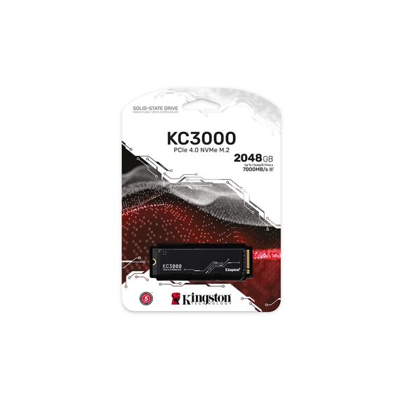 Kingston Technology 2048G KC3000 M.2 2280 NVMe SSD | Techbox