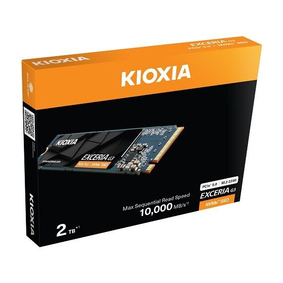 Kioxia Exceria G3 1 TB M.2 PCI Express 5.0 NVMe QLC - SSD - Hard Drives - Techbox
