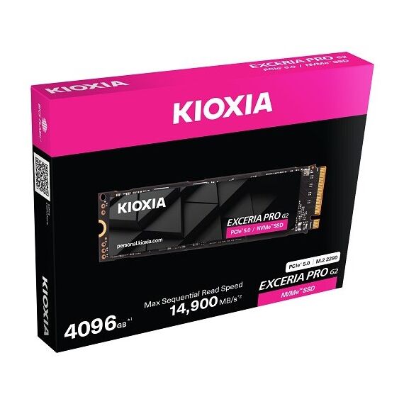 Kioxia Exceria PRO G2 1 TB M.2 PCI Express 5.0 NVMe BiCS FLASH TLC | Techbox