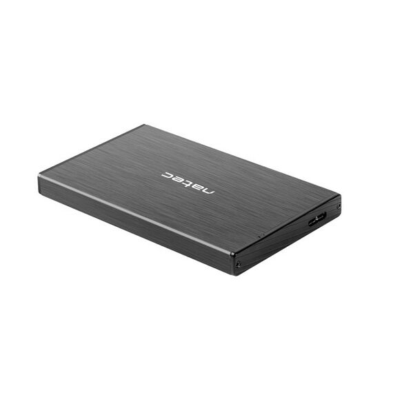 NATEC RHINO GO enclosure USB 3.0 for 2.5'' SATA HDD/SSD, black Aluminum - Cases & Accessories - Hard Drives - Techbox